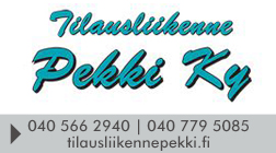 Tilausliikenne Pekki Ky logo